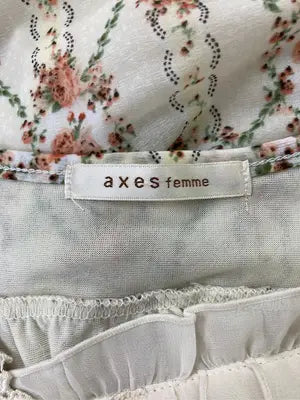 axes femme/アクシーズファム/シャツ/ブラウス/トップス/アイボリー