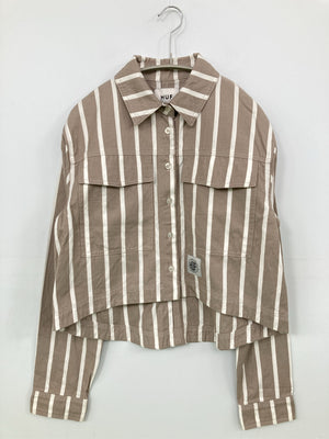 HUF/ハフ/シャツ/ブラウス/トップス/ブラウン/S