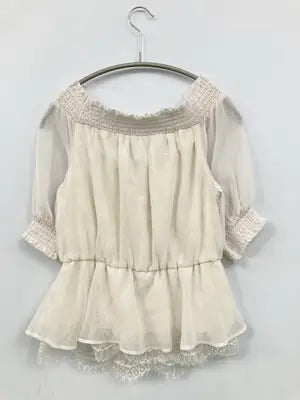 rienda/リエンダ/シャツ/ブラウス/トップス/ホワイト/F