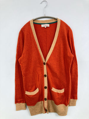 Letter/レター/カーディガン/ボレロ/トップス/オレンジ/L