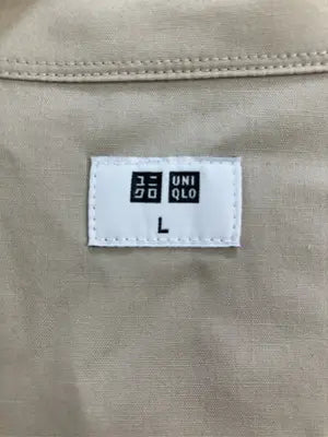UNIQLO/ユニクロ/シャツ/ブラウス/トップス/ベージュ/L