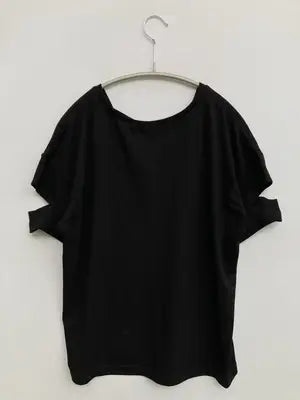 ENVYM/アンビー/Tシャツ/カットソー/トップス/ブラック/FREE