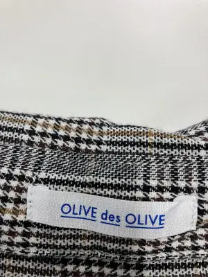 OLIVE des OLIVE/オリーブデオリーブ/シャツワンピース/ワンピース/ドレス/ブラウン/M