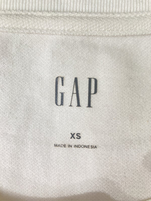 GAP/ギャップ/Tシャツ/カットソー/トップス/ホワイト/XS