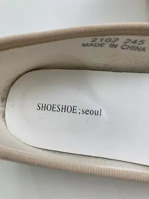 SHOESHOE:seoul/バレエシューズ/シューズ/アイボリー/24.5