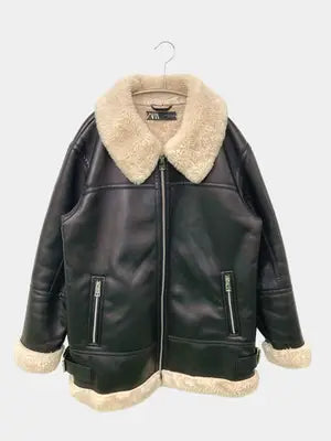 ZARA/ザラ/レザージャケット/ジャケット/アウター/ブラック/M