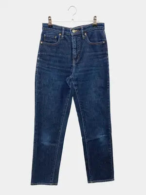 UNIQLO JEANS/ユニクロジーンズ/デニムパンツ/パンツ/ネイビー/24(61cm)
