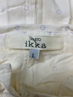 ikka/イッカ/シャツ/ブラウス/トップス/アイボリー/L