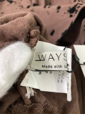 WAYS WILL/Tシャツ/カットソー/トップス/ブラウン/F