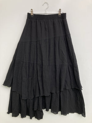 RODEO CROWNS/ロデオクラウンズ/ロングスカート/スカート/ブラック/FREE