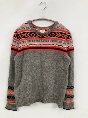 J.CREW/ジェイクルー/ニット/セーター/トップス/グレー/S
