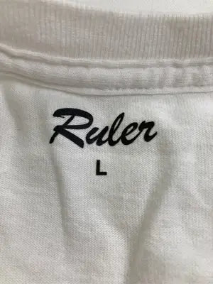Ruler/Tシャツ/カットソー/トップス/ホワイト/L