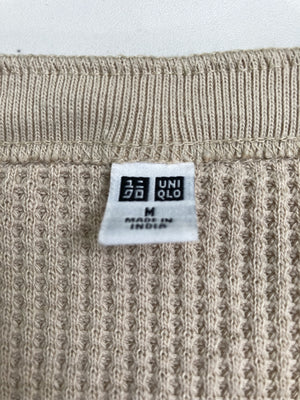 UNIQLO/ユニクロ/Tシャツ/カットソー/トップス/ベージュ/M