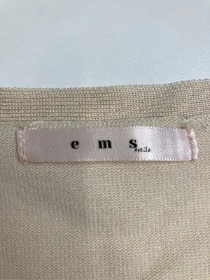 e m s/Tシャツ/カットソー/トップス/ベージュ/F