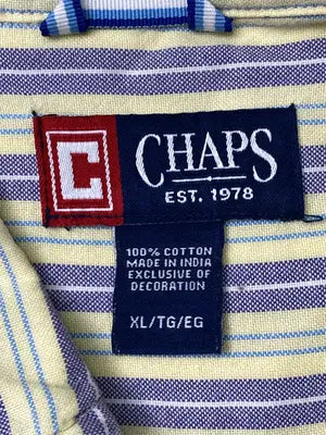 CHAPS/チャップス/シャツ/ブラウス/トップス/イエロー/XL/TG/EG