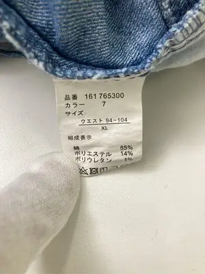 blue standard/デニムパンツ/パンツ/ブルー/XL