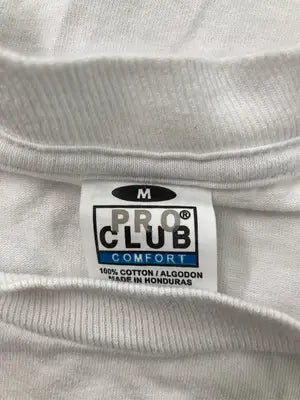 PRO CLUB/Tシャツ/カットソー/トップス/ホワイト/M