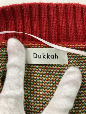 Dukkah/ドゥッカ/カーディガン/ボレロ/トップス/レッド/XS