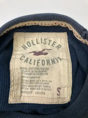 HOLLISTER/ホリスター/Tシャツ/カットソー/トップス/ネイビー/S