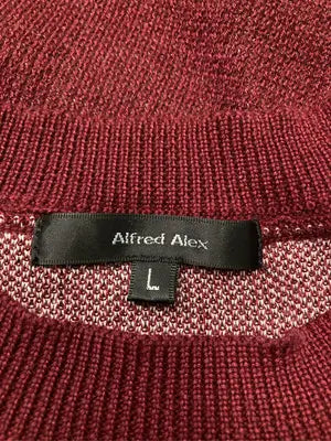alfred alex/アルフレッドアレックス/ニット/セーター/トップス/レッド/L