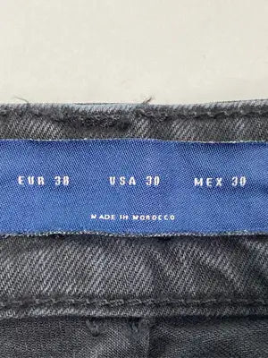 ZMDC DENIM/デニムパンツ/パンツ/ブラック/USA 30