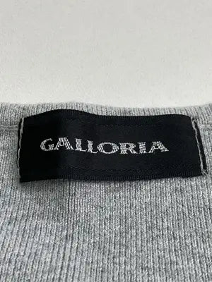 GALLORIA/ガロリア/ニット/セーター/トップス/グレー/LL