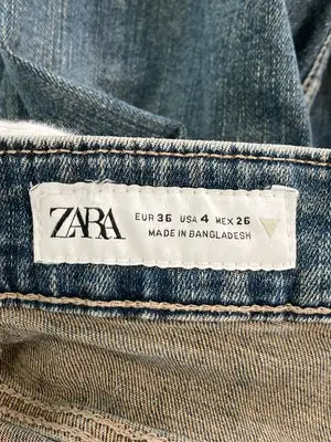 ZARA/ザラ/デニムパンツ/パンツ/ブルー/EUR 36/USA 4/MEX 26