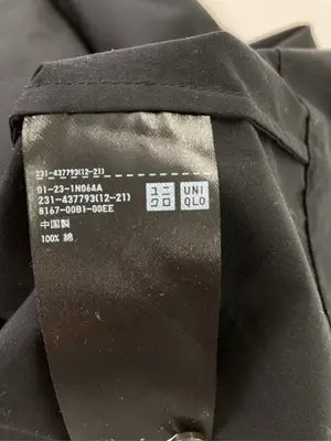 UNIQLO/ユニクロ/シャツ/ブラウス/トップス/ブラック/L