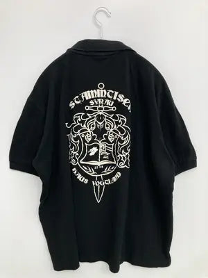 SG/ポロシャツ/トップス/ブラック/Large