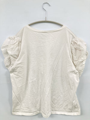ZARA/ザラ/Tシャツ/カットソー/トップス/ホワイト/EUR M/USA M/ MEX 28