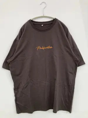 Tシャツ/カットソー/トップス/ブラウン/5L