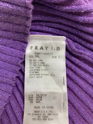 FRAY I.D/フレイアイディー/ニット/セーター/トップス/パープル/F