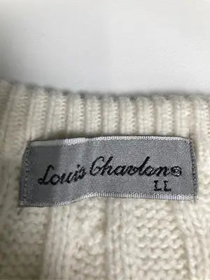 LOUIS CHAVLON/ニット/セーター/トップス/アイボリー/LL