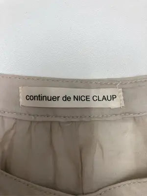 NICE CLAUP/ナイスクラップ/シャツワンピース/ワンピース/ドレス/ベージュ/F