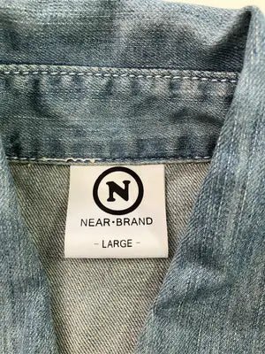 NEAR・BRAND/シャツ/ブラウス/トップス/ブルー/LARGE