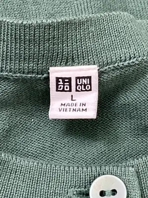 UNIQLO/ユニクロ/カーディガン/ボレロ/トップス/グリーン/L