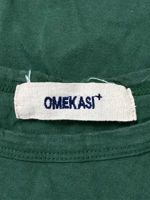 OMEKASI/Tシャツ/カットソー/トップス/グリーン