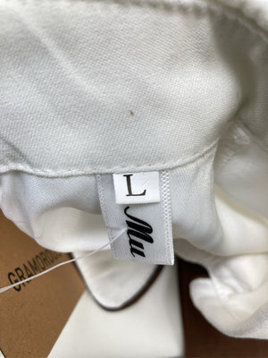 Mu Yi/シャツ/ブラウス/トップス/ホワイト/L