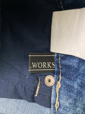 .WORKS/ドットワークス/デニムパンツ/パンツ/ブルー/ウエスト61　ヒップ89