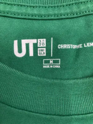 UNIQLO/ユニクロ/Tシャツ/カットソー/トップス/グリーン/M