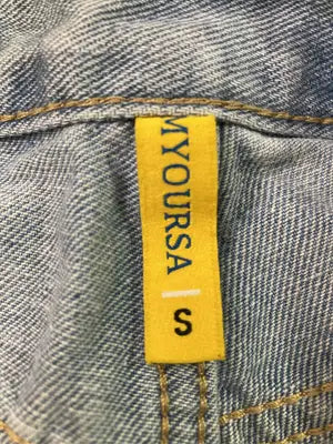 MYOURSA/デニムパンツ/パンツ/スカイブルー/S