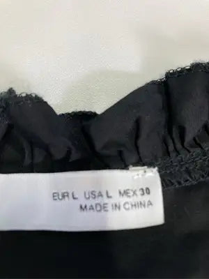 ZARA/ザラ/シャツ/ブラウス/トップス/ブラック/USA L