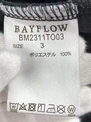 BAYFLOW/ベイフロー/スウェットパンツ/パンツ/ブラック/3