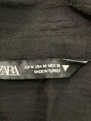 ZARA/ザラ/シャツ/ブラウス/トップス/ブラック/M