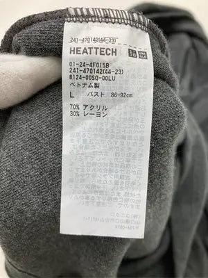 UNIQLO/ユニクロ/Tシャツ/カットソー/トップス/グレー/L