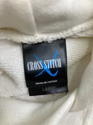 CROSS STITCH/パーカー/トップス/ホワイト/L