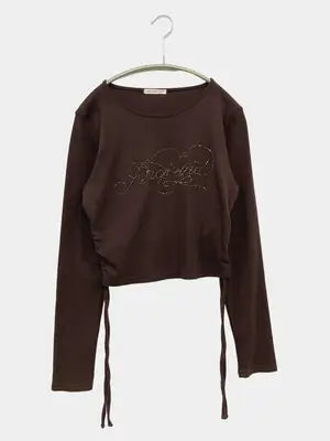 OLIVE des OLIVE/オリーブデオリーブ/Tシャツ/カットソー/トップス/ブラウン/F