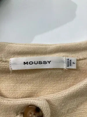 MOUSSY/マウジー/カーディガン/ボレロ/トップス/ベージュ/F
