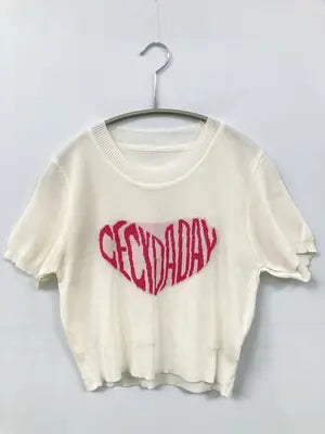 MAISON DE THERESE/メゾンドゥテレーズ/ニット/セーター/トップス/ホワイト