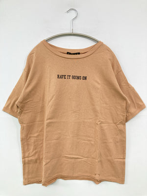 GORGE/ジョージ/Tシャツ/カットソー/トップス/ブラウン/F